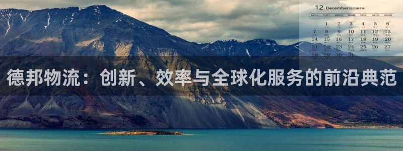 旺财28的平台:德邦物流:创新、效率