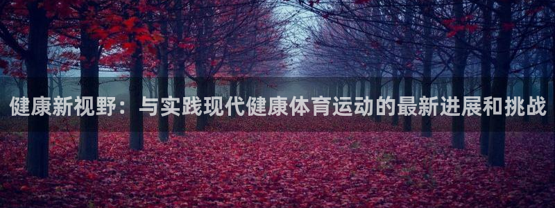 xc体育：健康新视野：与实践现代健康体育运动的最新进展和挑战